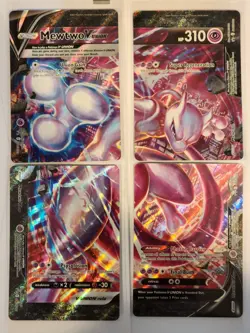 Mewtwo V-Union SWSH159-SWSH162 [Set of 4] Black Star Promo Set POKEMON Cards - Image 1