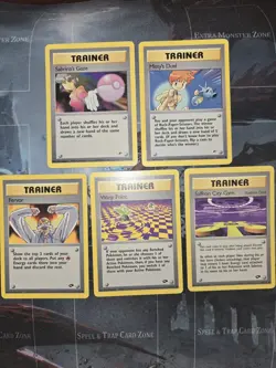 Gym Heroes & Challenge 5 Card Lot Vintage Trainer Pokemon Cards Misty's Duel - Image 1