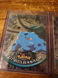 Pokemon Black Topps Logo Chrome Bulbasaur Ivysaur Venusaur Holo Foil - Image 2
