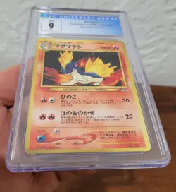 Quilava No.156 Neo Genesis Pocket Monsters Japanese Pokemon Card CGC MINT 9 - Image 3