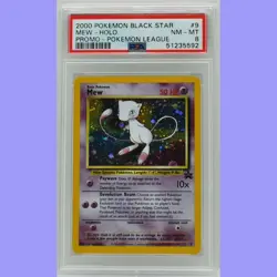 Pokemon Mew Holo Black Star Promo #9 & Mew #8 PSA 8 NM/Mint - Image 3
