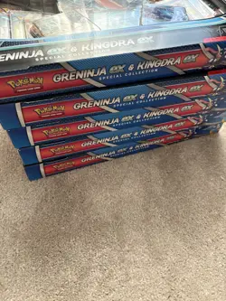 LOT OF 5 Pokemon TCG Greninja & Kingdra ex Special Collection Box (FORTY PACKS) - Image 2