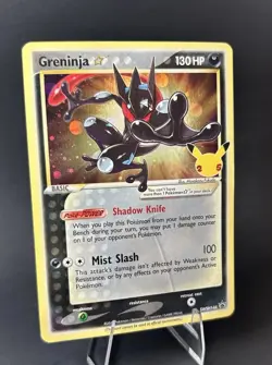 Gold Star Greninja Holo SWSH144 Black Star Promos Celebrations Pokemon TCG [MP] - Image 5