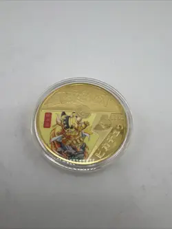 Pokemon GO Challenge Coin Pikachu 1996 Japan Limited Ed. 24kt Gold Plated READ!! - Image 1