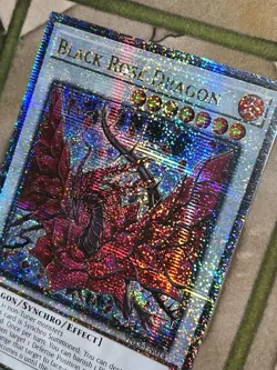 Yugioh BLACK ROSE DRAGON Quarter Century Rare TN23-EN014 - Image 2