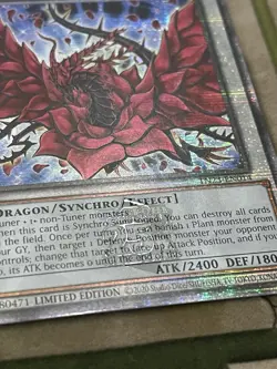 Yugioh BLACK ROSE DRAGON Quarter Century Rare TN23-EN014 - Image 3