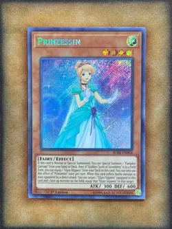 Yugioh Prinzessin BLRR-EN004 Secret Rare 1st Ed LP - Image 1