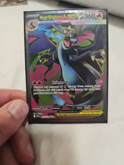 Mega Charizard EX 109/094 SR Full Art Pokemon Card English Phantasmal Flames - Image 1