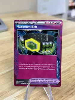 Maximum Belt 154/162 Temporal Forces ACE SPEC Pokemon Card - Image 1