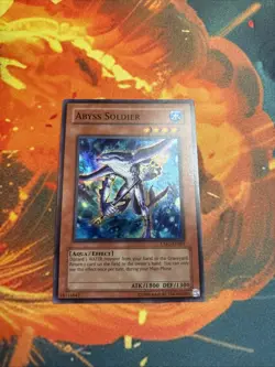 Yu-Gi-Oh Abyss Solider Super Rare Promo Card CMC-EN001 LP - Image 1