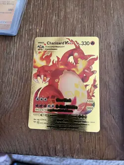 Charizard VMAX Gold Foil Pokemon Card Fan Art Card! - Image 1