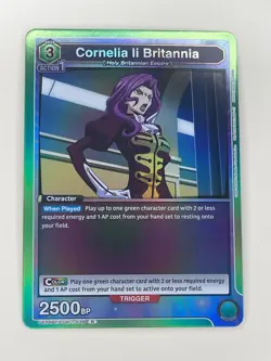 Cornelia li Britannia (R) BT/CGH-1-039- Code Geass Union Arena Trading Holo Card - Image 1