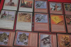 MTG 14x Visions Tempest Weatherlight stronghold white red magic card lot MP - Image 3