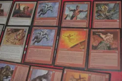 MTG 14x Visions Tempest Weatherlight stronghold white red magic card lot MP - Image 4