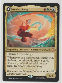 Avatar Aang - Mythic MtG Card TLA 207 - Image 1