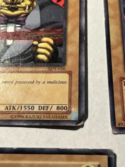 Yugioh Cards Lot 7 Cards Old Era Low Price - No Reserve! - Image 3