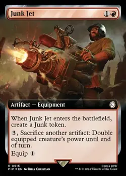 Junk Jet - Surge Foil Extended Art PIP NM MTG - Image 1
