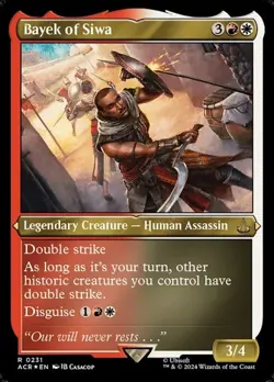 Bayek of Siwa - Foil Etched Assassin's Creed NM MTG - Image 1