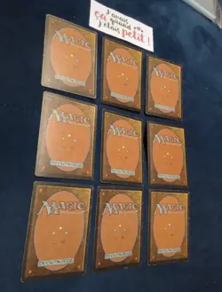 Lot 9 cartes mtg visions set partiel verte 9/13 1996 Magic The Gathering Wizards - Image 2