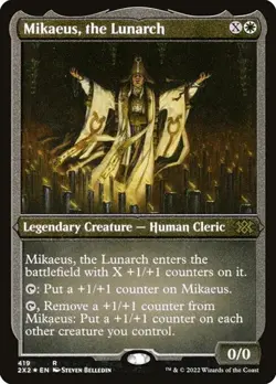 Mikaeus, the Lunarch - Foil Etched 2X2 NM MTG - Image 1