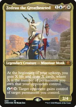 Zedruu the Greathearted - Foil Etched CMR NM MTG - Image 1