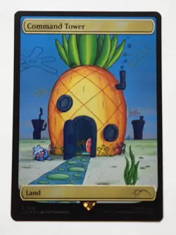 Command Tower #7012 Rainbow Foil NM - MTG Secret Lair x SpongeBob SquarePants - Image 2
