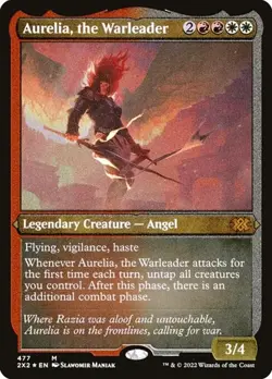 Aurelia, the Warleader - Foil Etched 2X2 NM MTG - Image 1