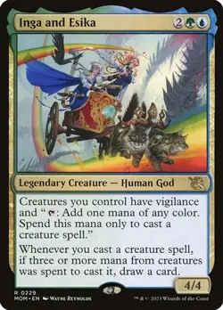 Inga and Esika - Foil MOM NM MTG - Image 1