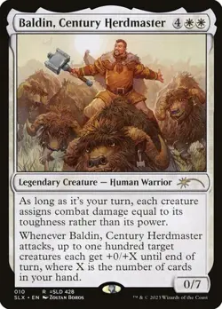 NM Baldin, Century Herdmaster, MTG, Secret Lair, Magic the Gathering, 10 - Image 1