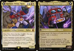 Optimus Prime, Hero // Optimus Prime, Autobot Leader - Foil BOT NM MTG - Image 1