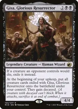 Gisa, Glorious Resurrector - Foil MID NM MTG - Image 1
