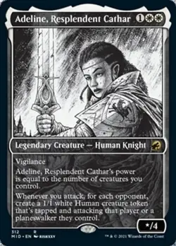 Adeline, Resplendent Cathar - Foil Showcase MID NM MTG - Image 1