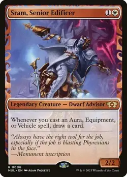 Sram, Senior Edificer - Foil Showcase MUL NM MTG - Image 1