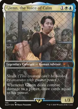 Glenn, the Voice of Calm - Foil Secret Lair NM MTG - Image 1