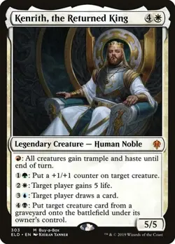 Kenrith, the Returned King - Foil Buy-a-Box Promo ELD NM MTG - Image 1