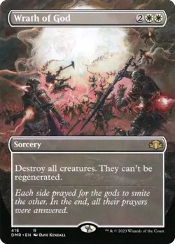 Wrath of God - Foil Extended Art DMR NM MTG - Image 1