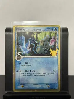 Pokemon Celebrations Mimikyu (Delta Species) SWSH136 Black Star Promos Holo NM - Image 1