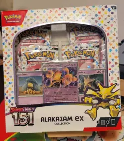 Pokemon TCG: Scarlet & Violet 151 Alakazam EX Collection Booster Box New - Image 1