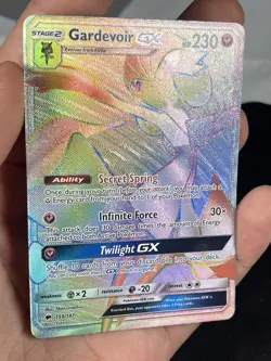 Pokemon Gardevoir GX 159/147 Burning Shadows Rainbow Secret Rare Full Art - Image 3