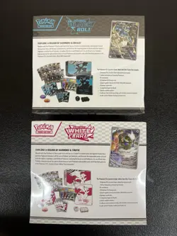 Pokemon TCG: Scarlet & Violet - “Black Bolt” & “White Flare” Elite Trainer Boxes - Image 4