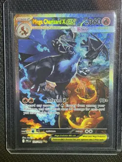 Mega Charizard X EX SIR 125/094 (English) Phantasmal Flames Pokemon TCG - Image 2