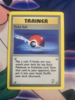 Pokemon TCG Base Set 2 LP Poke Ball 121/130 - Image 1