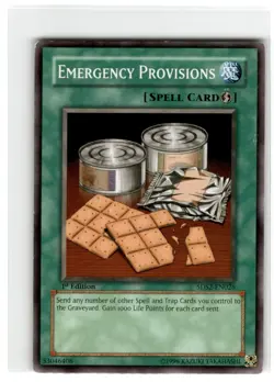 Yu-Gi-Oh! Emergency Provisions Common SDS2-EN026 Moderately Played 1st Edition - Image 1