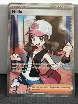 Hilda 164/086 Pokemon TCG White Flare Full Art Ultra Rare NM - Image 1