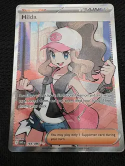 Hilda 164/086 Pokemon TCG White Flare Full Art Ultra Rare NM - Image 2