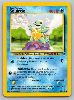 Pokemon TCG Base Set Squirtle 063/102 - Image 1