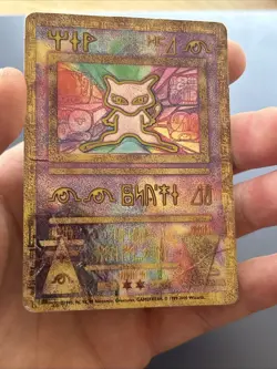 Ancient Mew Promo Pokemon Card - Rare Australian Version w/GameBoy Insert - Image 2