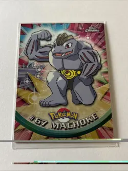 Topps Chrome Series 1 Machoke #67 Pokemon - Image 1
