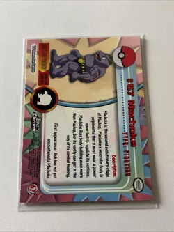 Topps Chrome Series 1 Machoke #67 Pokemon - Image 2