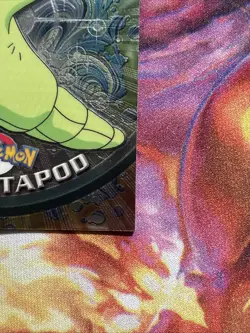 Topps Chrome Pokemon Metapod #11 Holographic Foil 2000 - Image 4